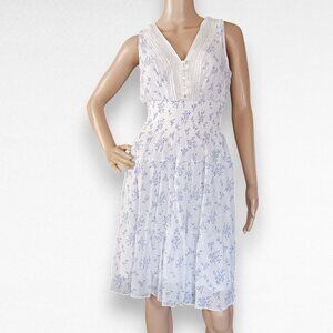 White Floral Dress